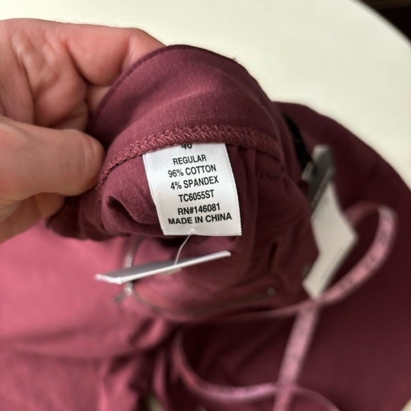 Swet Tailor Men’s Everyday Stretch Chino Shorts Red Size 40 New - Picture 6 of 7